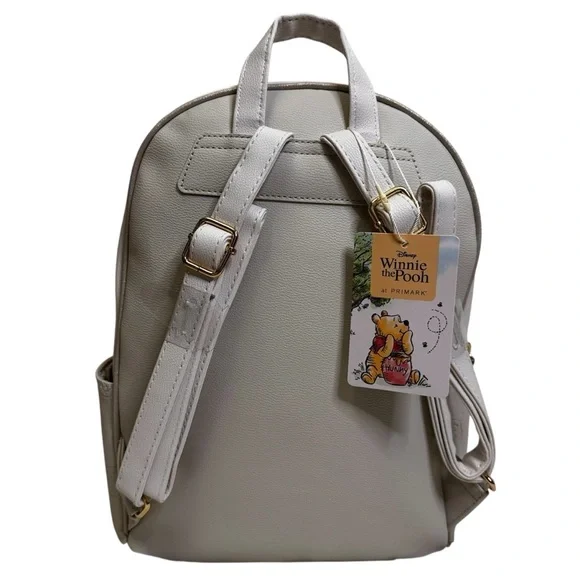 Primark Disney Winnie the Pooh Backpack Adjustable Straps Embossed Pooh NWT - Picture 8 of 15